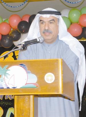 خالد الغانم متحدثا للحضور
﻿
