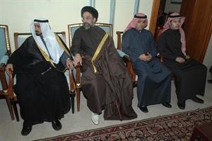 النائبان حسين القلاف ومخلد العازمي يهنئان
