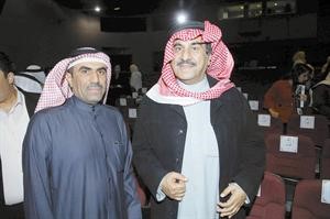 العملاق بوعدنان مع الزميل مفرح الشمري﻿