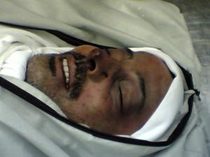 جثمان القيادي في حركة حماس محمود المبحوح في احد المستشفيات بدمشق رويترز﻿