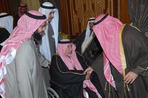 دجمعان الحربش وعدد من المهنئين﻿