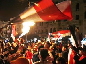 الاحتفالات في الشوارع المصرية استمرت حتى ساعات الصباح الاولى