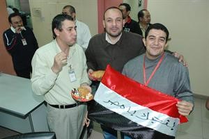 مشاركة من الزملاء في قسم التصحيح