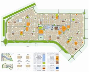 المخطط العام للضاحية A
