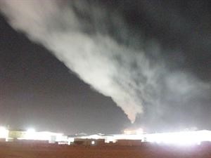 السموم القاتلة تنبعث من المنطقة مسببة الامراض للاهالي