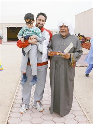 علي الانبعي مشاركا في المخيم الربيعي
