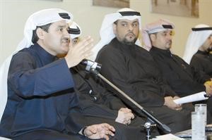 احمد العبيد ونواف الياسين يحاضران﻿
