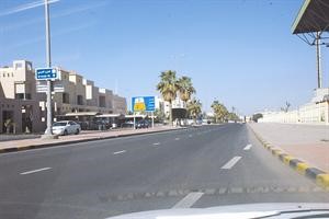 احد الشوارع الرئيسية في المنصورية﻿