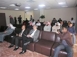 دبدر الصقعبي في مقدمة الحضور﻿