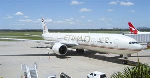 طائرة الاتحاد في مطار سيدني الاسترالي﻿
