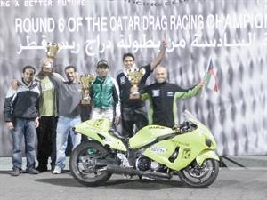ابطال المراكز الاولى للدراجات النارية مشعل الصبر وبدر بن عيدان ومحمد البداح