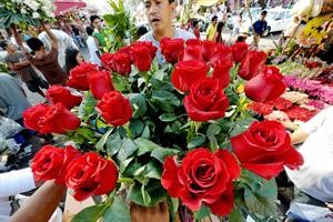 الورود وعيد الحب في مانيلا
﻿