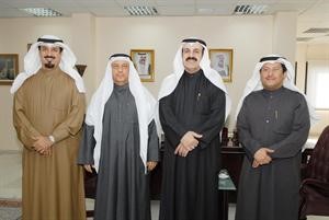 ديعقوب الرفاعي ودعبدالله المهنا ودبدر العازمي ونجم الرومي خلال الجولة