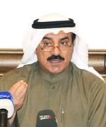 عبدالله معيوف متحدثا في المؤتمر الصحافي