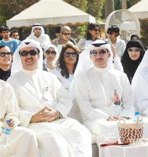 الملا والراشد خلال مهرجان رابطة كلية العلوم﻿﻿سعود سالم﻿
