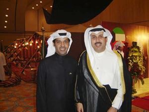 سفيرنا في الرياض الشيخ حمد جابر العلي ومشعل الذايدي﻿