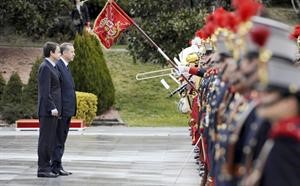 استقبال رسمي لاردوغان في اسبانيا قبل حادث الرشق			افپ
﻿
