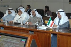 علي الغانم مترئسا الوفد الكويتي﻿