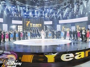 لقطة جماعية للمشاركين في ستار اكاديمي 7﻿