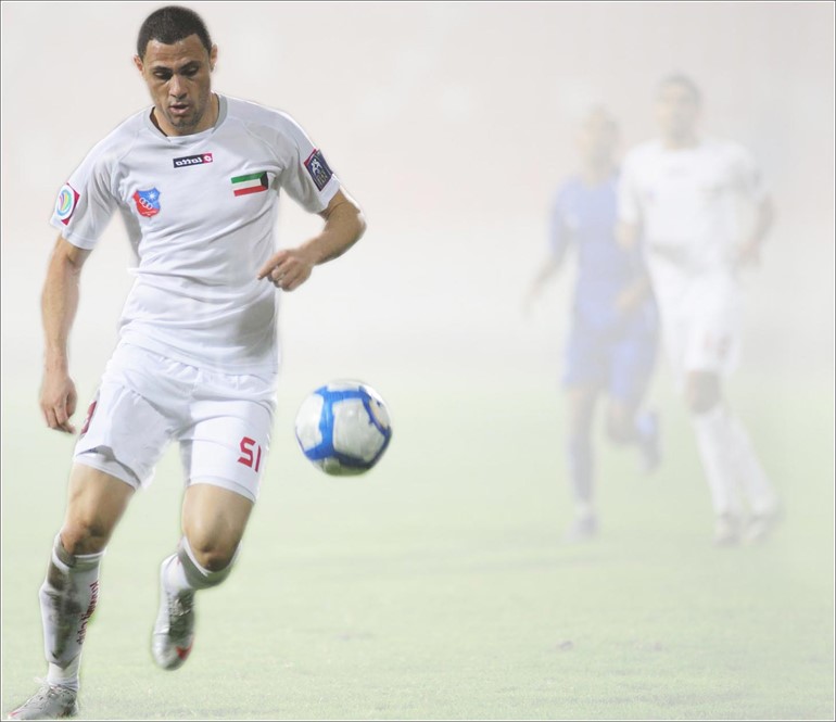 الابيض يعولعلى محترفه البرازيلي كاريكا لتمزيق شباك تشرشل