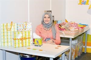 مشاركة في احد اجنحة المعرض
