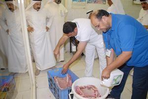 اتلاف لحوم فاسدة
