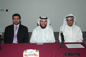 عماد المنيع ودمحمد القطان خلال الندوة