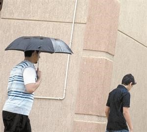 المظلة عادت لمواجهة الامطار
