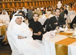 الشيخة هند جابر العبدالله وداحمد العوضي
