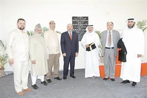 سفيرنا لدى الهند سامي السليمان خلال افتتاح معهد سعد الراشد﻿