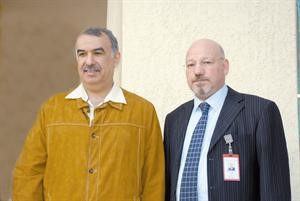 خالد الغانم والزميل خالد فوزي﻿