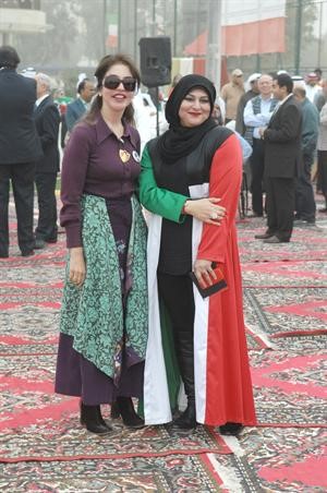 مشاركتان في الحفل
