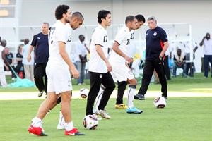 الروح المعنوية مرتفعة لدى لاعبي المنتخب المصري قبل المواجهة الكبيرة امام انجلترا