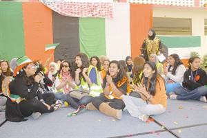 جانب من احتفالات طالبات ABS بالاعياد الوطنية﻿