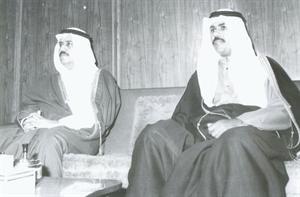 سموه مع وزير الداخلية السعودي الامير نايف بن عبدالعزيز
﻿