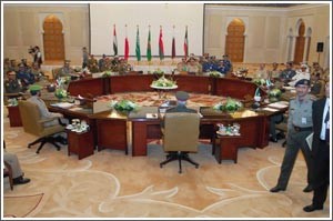 اعضاء اللجنة العسكرية العليا لدول التعاون خلال الاجتماع التشاوري الثالث