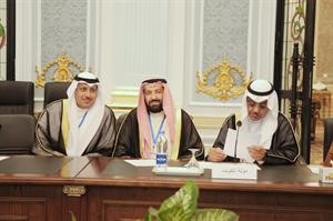 مبارك الخرينج ودعلي العمير وغانم الميع في اجتماعات لجان البرلمان العربي﻿