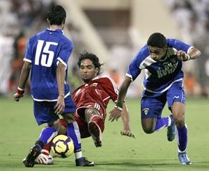 الازرق حقق المطلوب وخرج بتعادل بطعم النصر امام عمان وتاهل الى كاس اسيا 2011	رويترز﻿