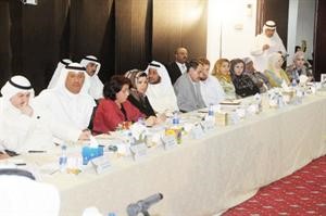 جانب من المشاركين في الورشة﻿