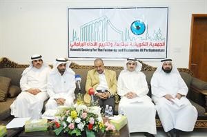 دوليد الطبطبائي ودمحمد الفيلي خلال ندوة الجمعية الكويتية اول من امسسعود سالم
