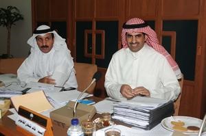 خالد الطاحوس خلال اجتماع اللجنة التشريعية