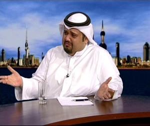 مقدم برنامج مع الناس الاعلامي الزميل سعود الورع متاثرا بحالة جمال وعبيد