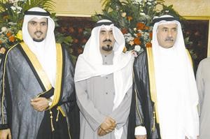 ناصر الجابر يبارك للمعرس ووالده﻿