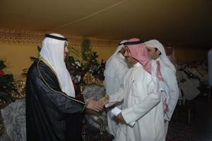 الفهد يتلقى التهاني من اهالي الجهراء﻿