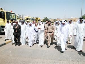 جولة للاطلاع على تحضيرات البلدية للاحتفال﻿