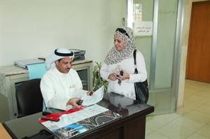 متابعة من مدير مكتب عمل حولي تحت انظار الزميلة بشرى شعبان