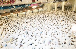 حضور حاشد من ابناء الجالية في الكويت﻿