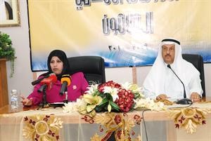 دسلوى الجسار تتحدث في الموسم الثقافي 30 لكلية التربية الاساسية
