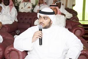 الشيخ فهد احمد الفهد يفتتح البطولة﻿