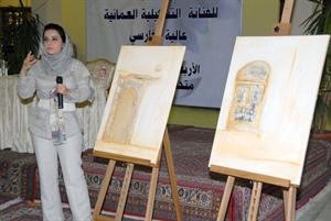 الفنانة التشكيلية عالية الفارسي تتحدث عن لوحاتها﻿